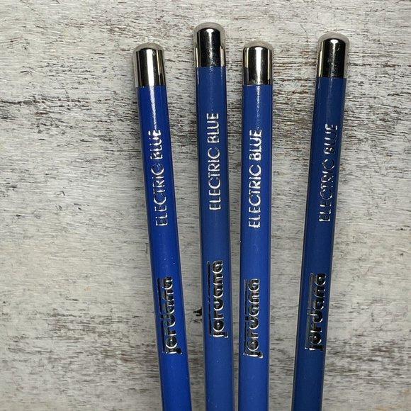VTG Lot of 4 Jordana Kohl Kajal Eyeliner Pencil .044Oz Matte ELECTRIC BLUE New - Picture 6 of 12